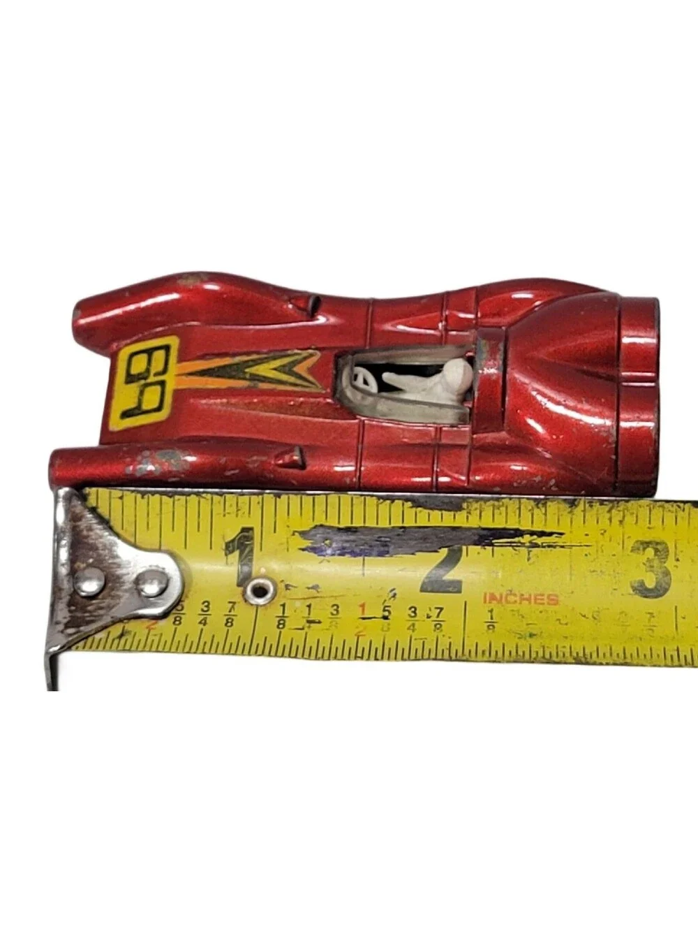 Vintage 1973 Matchbox Rolamatics No. 69 Turbo Fury Red Car Made In England